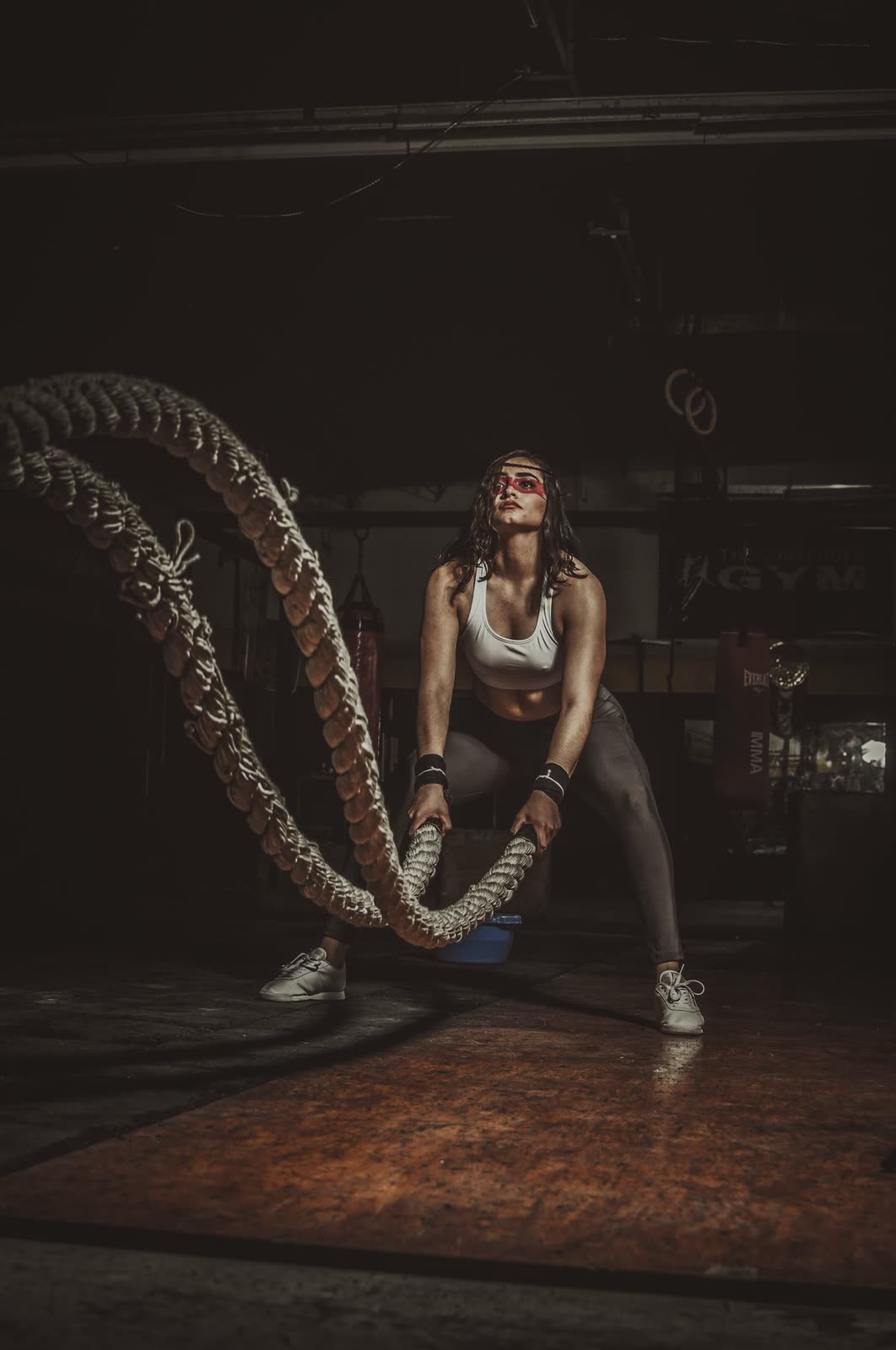 Séance de battle ropes